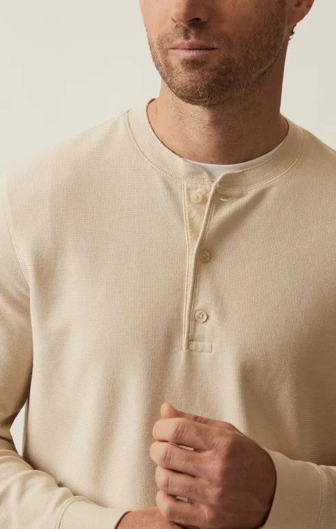 34 Heritage LS Henley Oatmeal