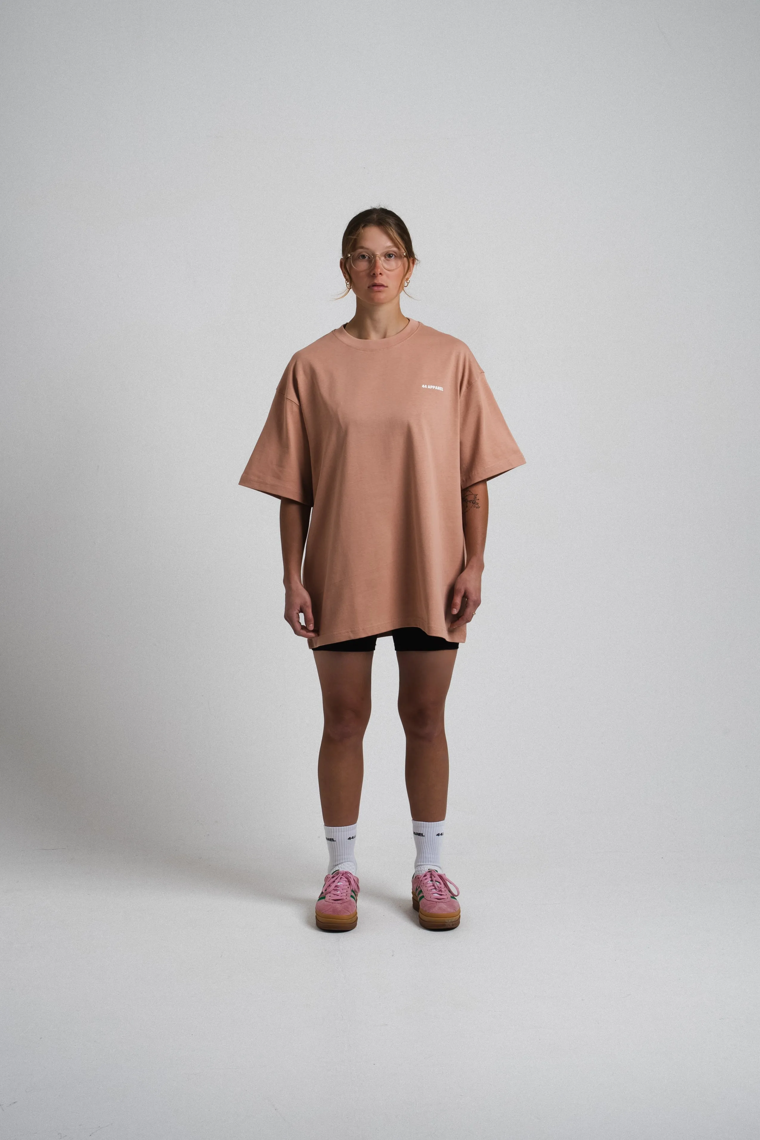 44 APPAREL OVERSIZED T-SHIRT - DUSTY PINK