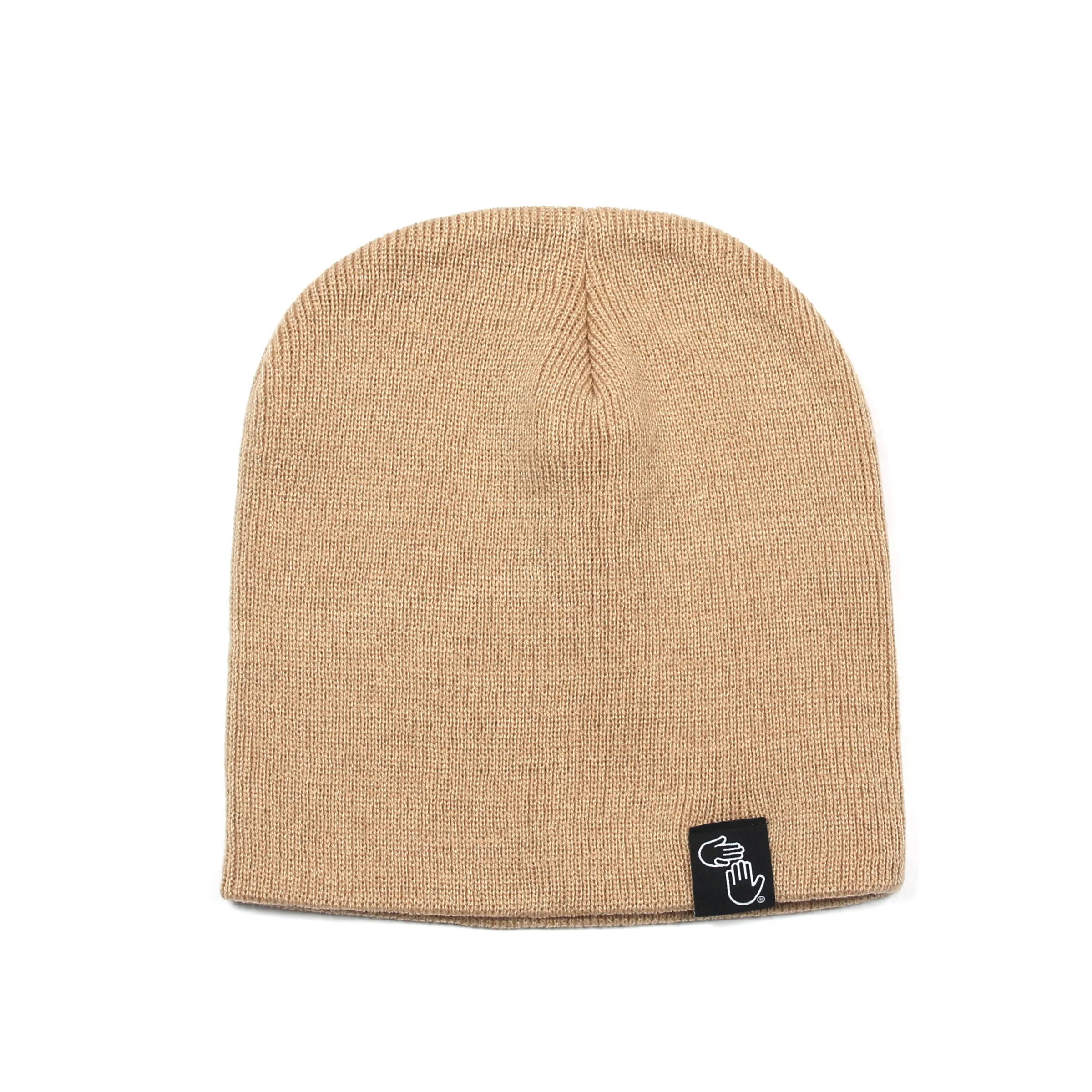 8" Knit Beanie (Camel)