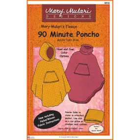 90 Minute Poncho Pattern, Mary Mulari Designs