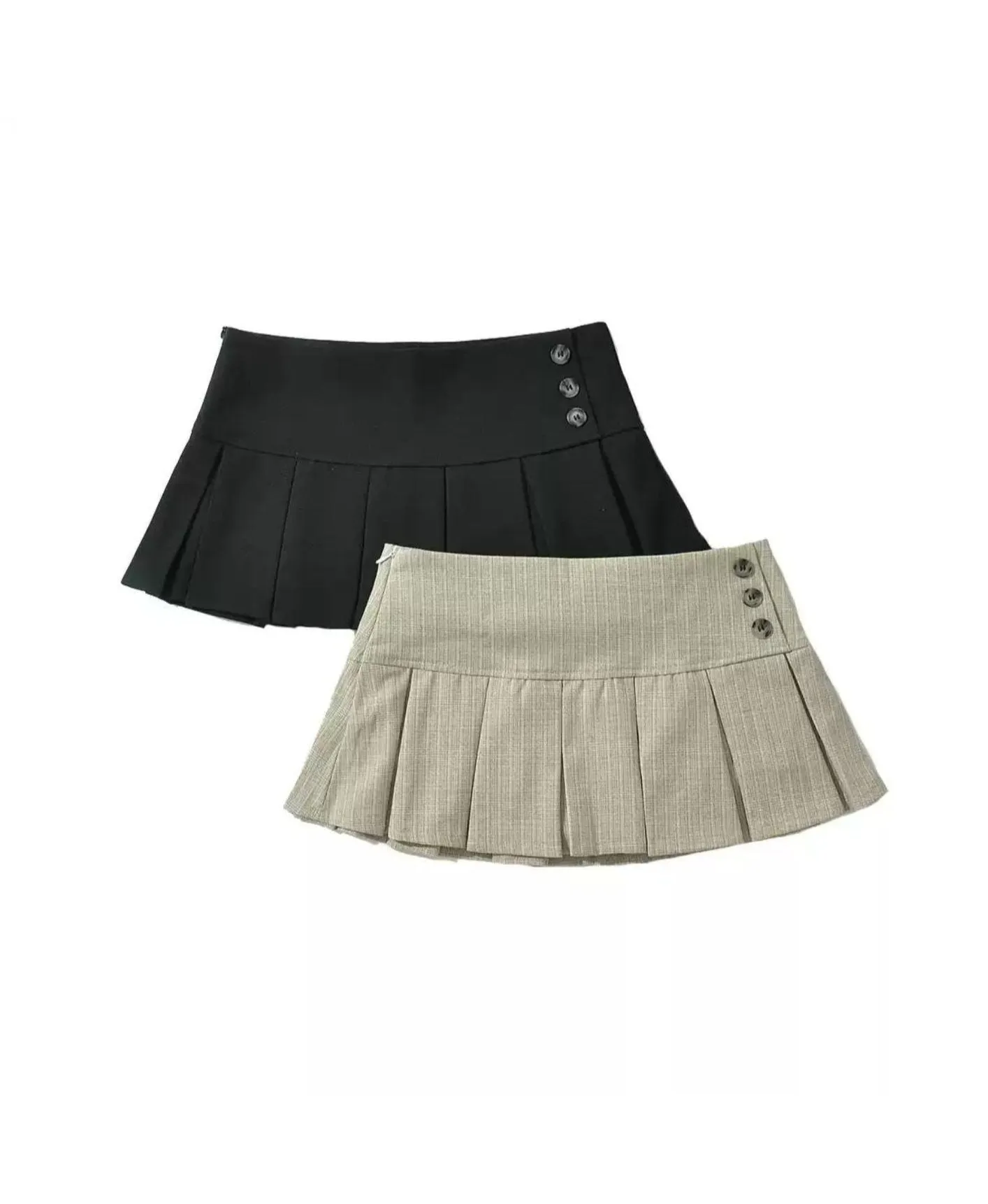 Aaira Pleated Mini Skirt