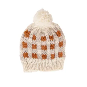 Acorn Kids: Checks Beanie Caramel