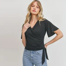 Allure V-neck Wrap Blouse