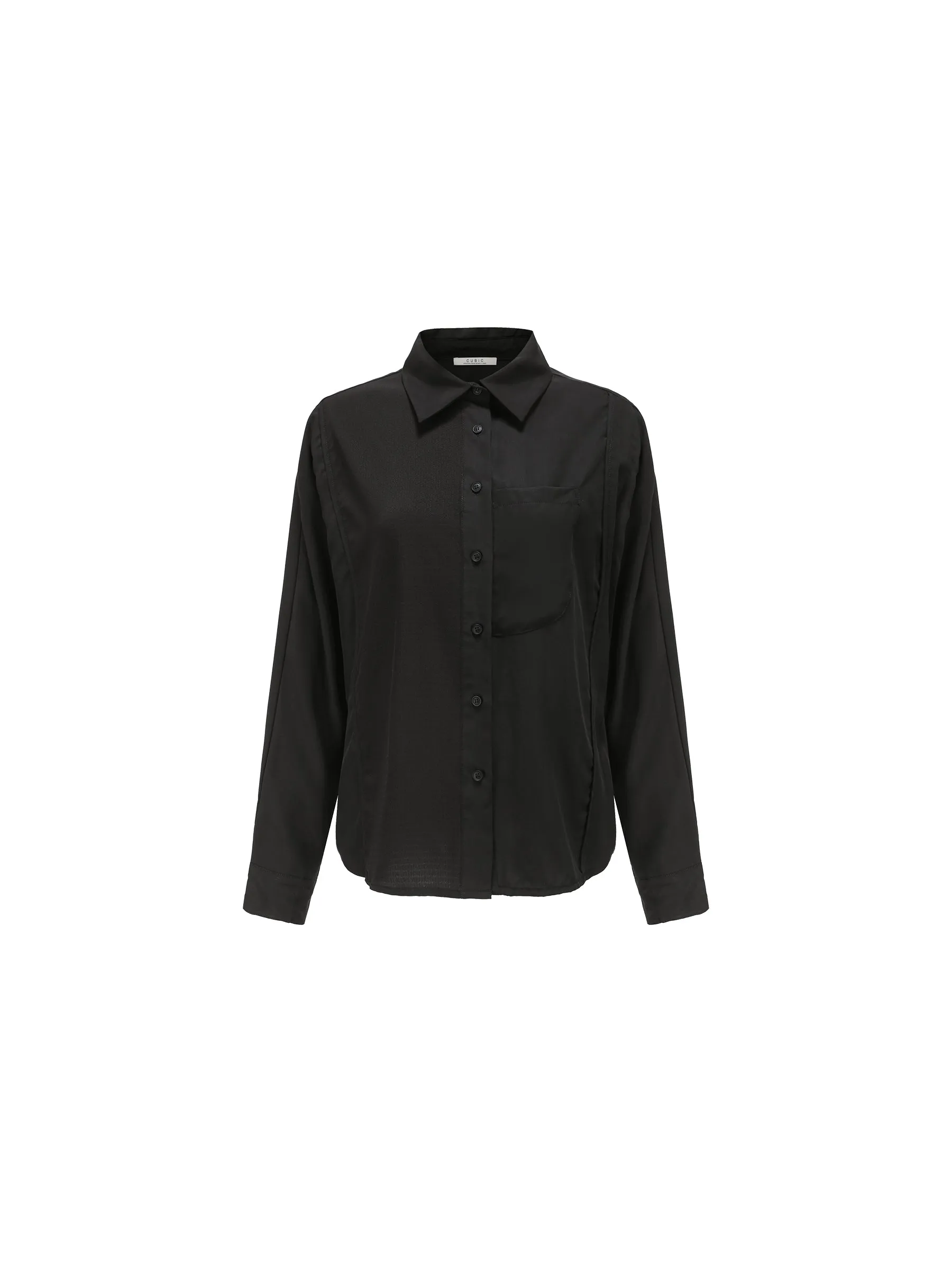 Asymmetric Panelled Shirt