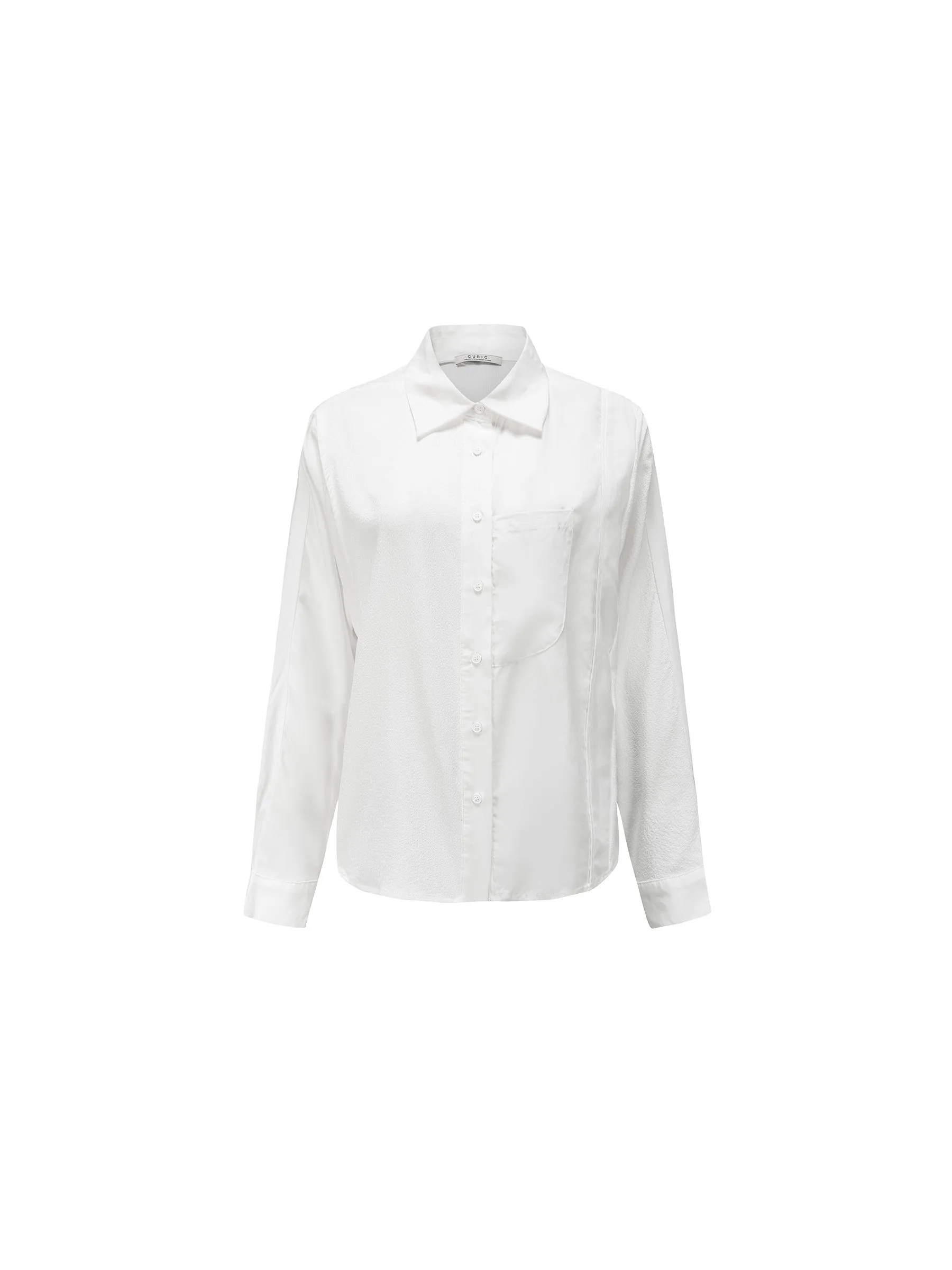 Asymmetric Panelled Shirt