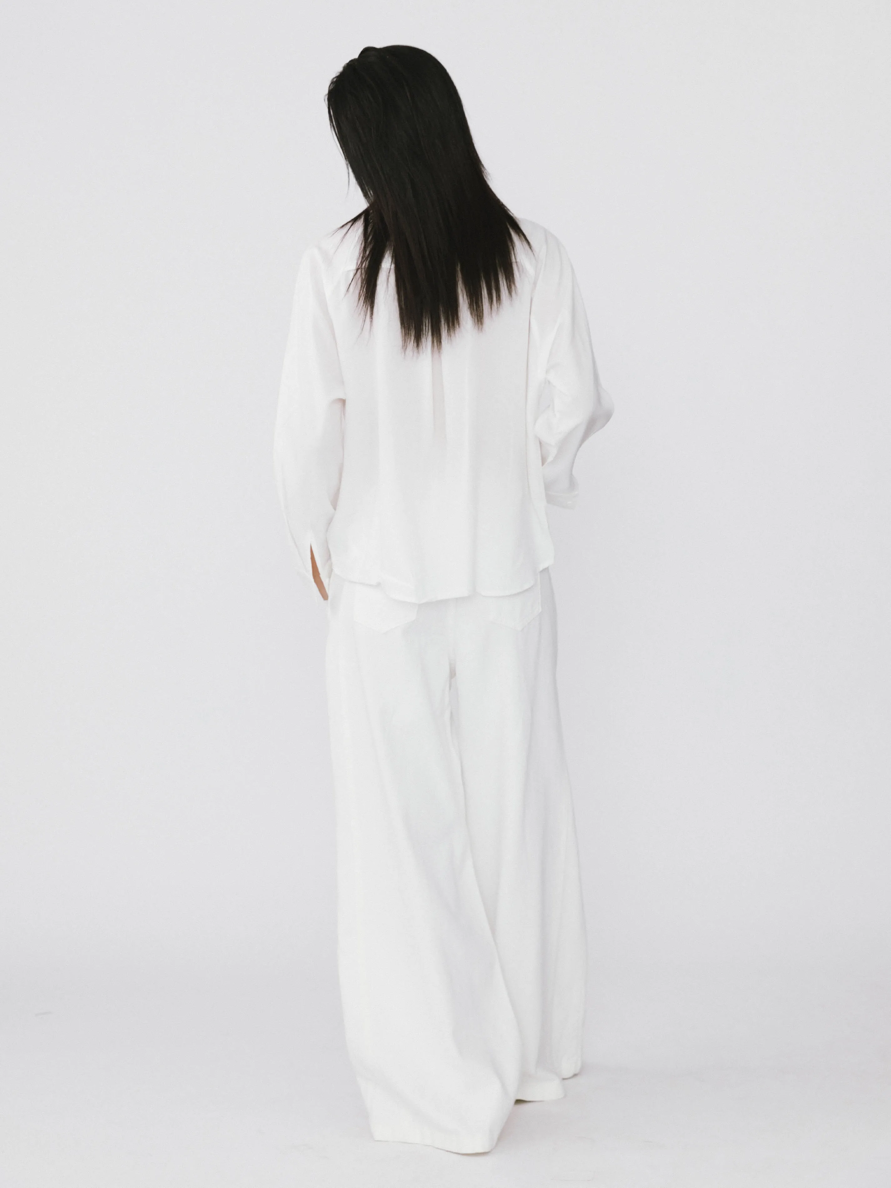 Asymmetric Panelled Shirt