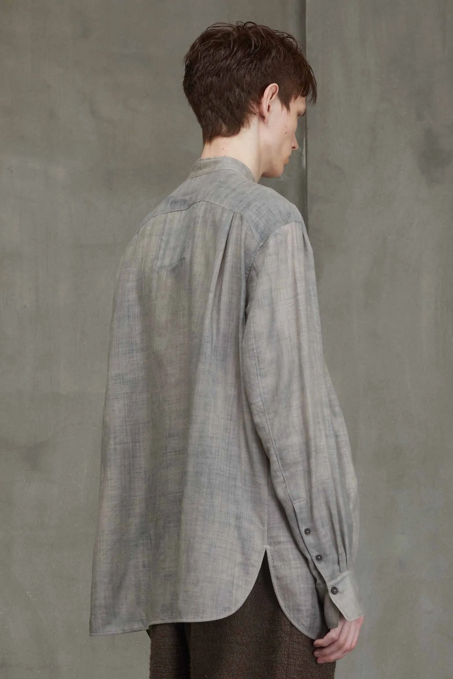 Asymmetric Pleated Shirt