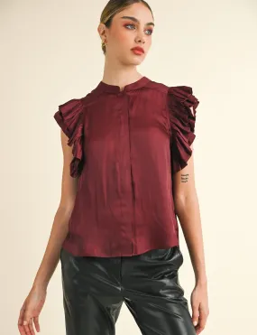 Audrey Blouse, Wine