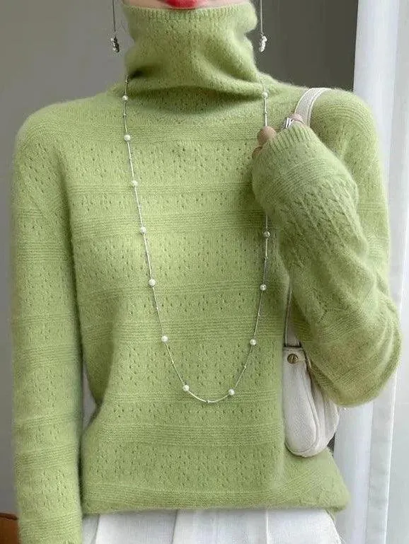 Australian Merino Wool Turtleneck Pullover