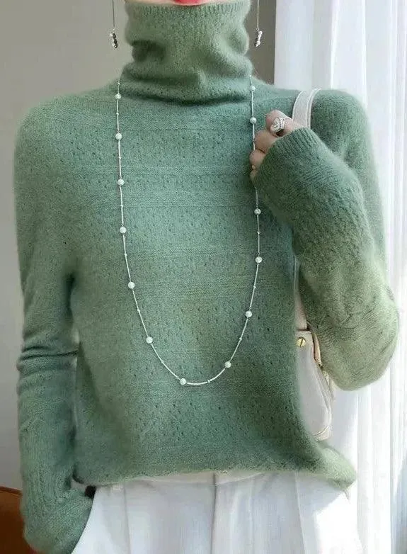 Australian Merino Wool Turtleneck Pullover