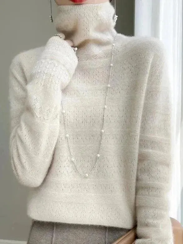 Australian Merino Wool Turtleneck Pullover