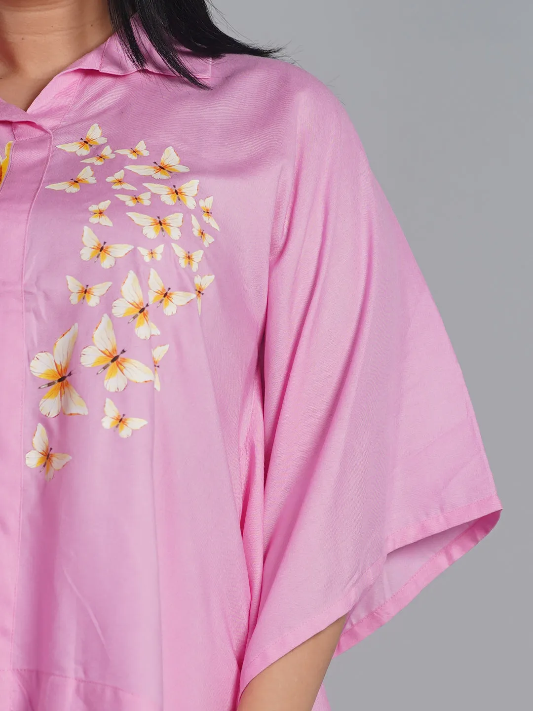 BabyPink Kaftan Top - Tournesol