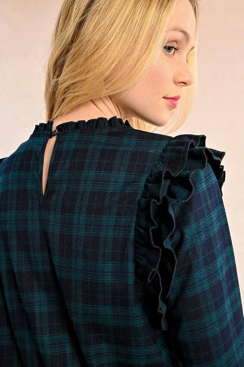 Balckwatch Plaid Top