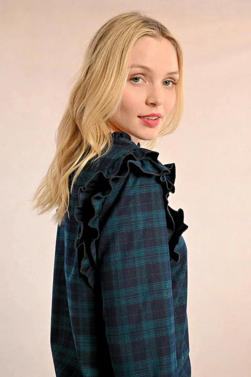 Balckwatch Plaid Top