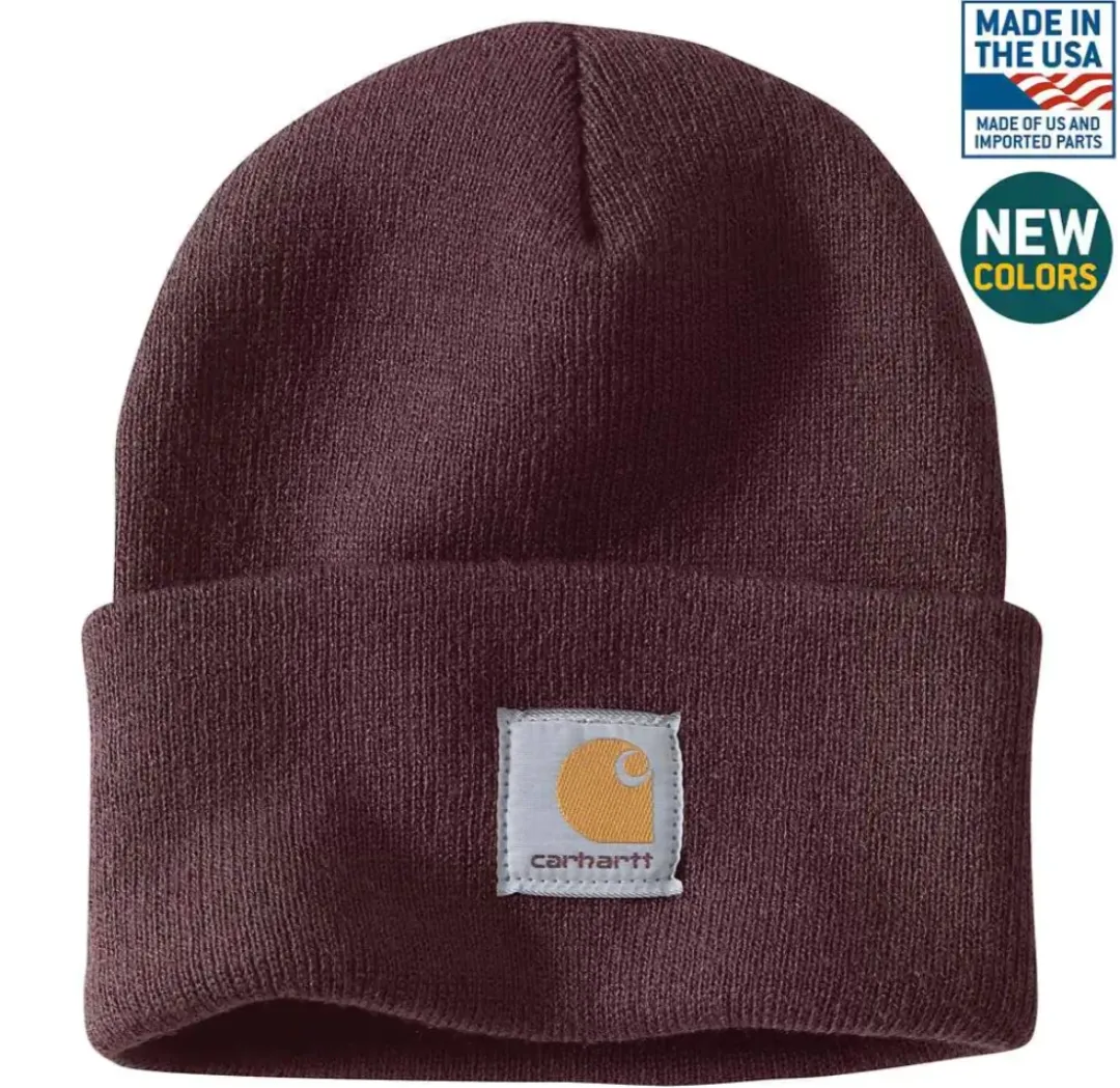 Beanie - Carhartt Acrylic Rib Knit Watch Hat (A18)