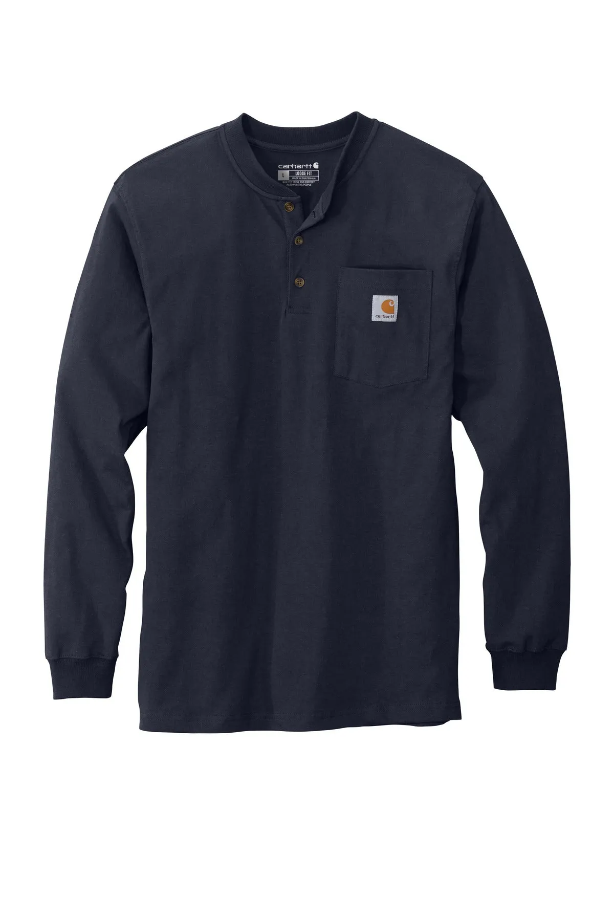 Carhartt Long Sleeve Henley T-Shirt CTK128