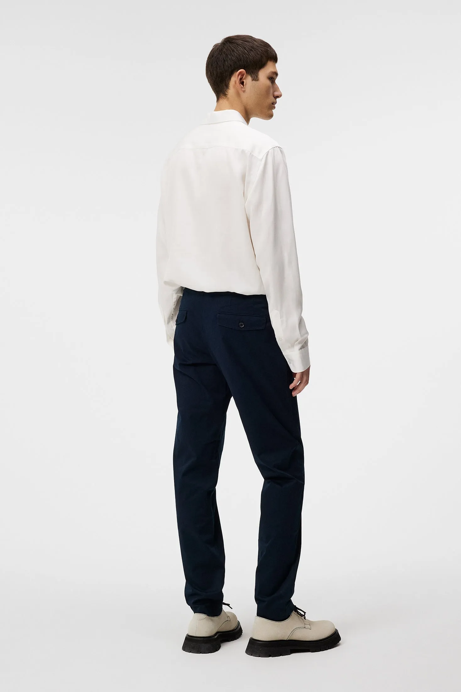 Chaze Cloud Satin Pants / JL Navy