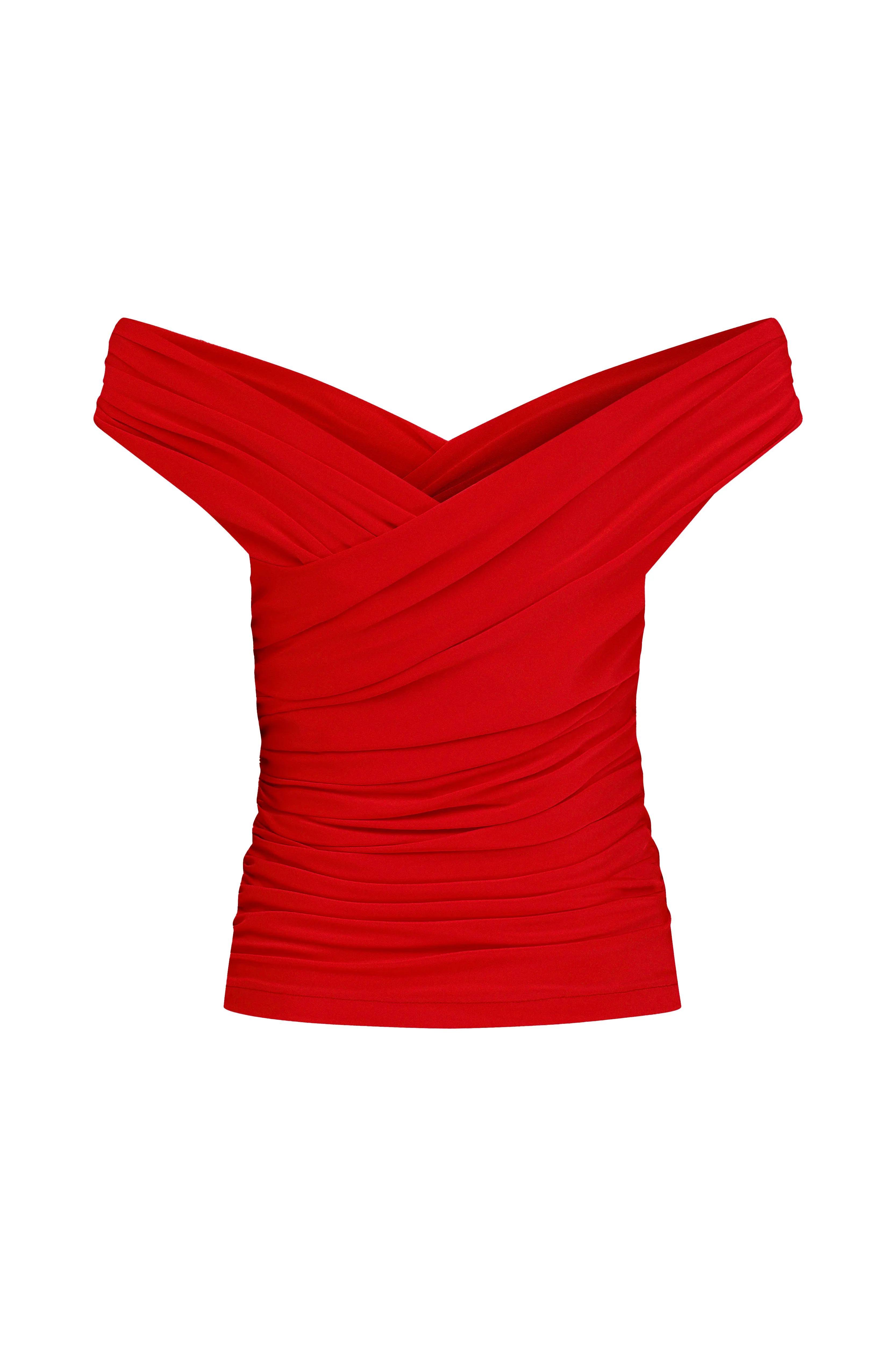 Cheri Blouse In Fiery Red