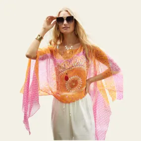 Chiffon Poncho