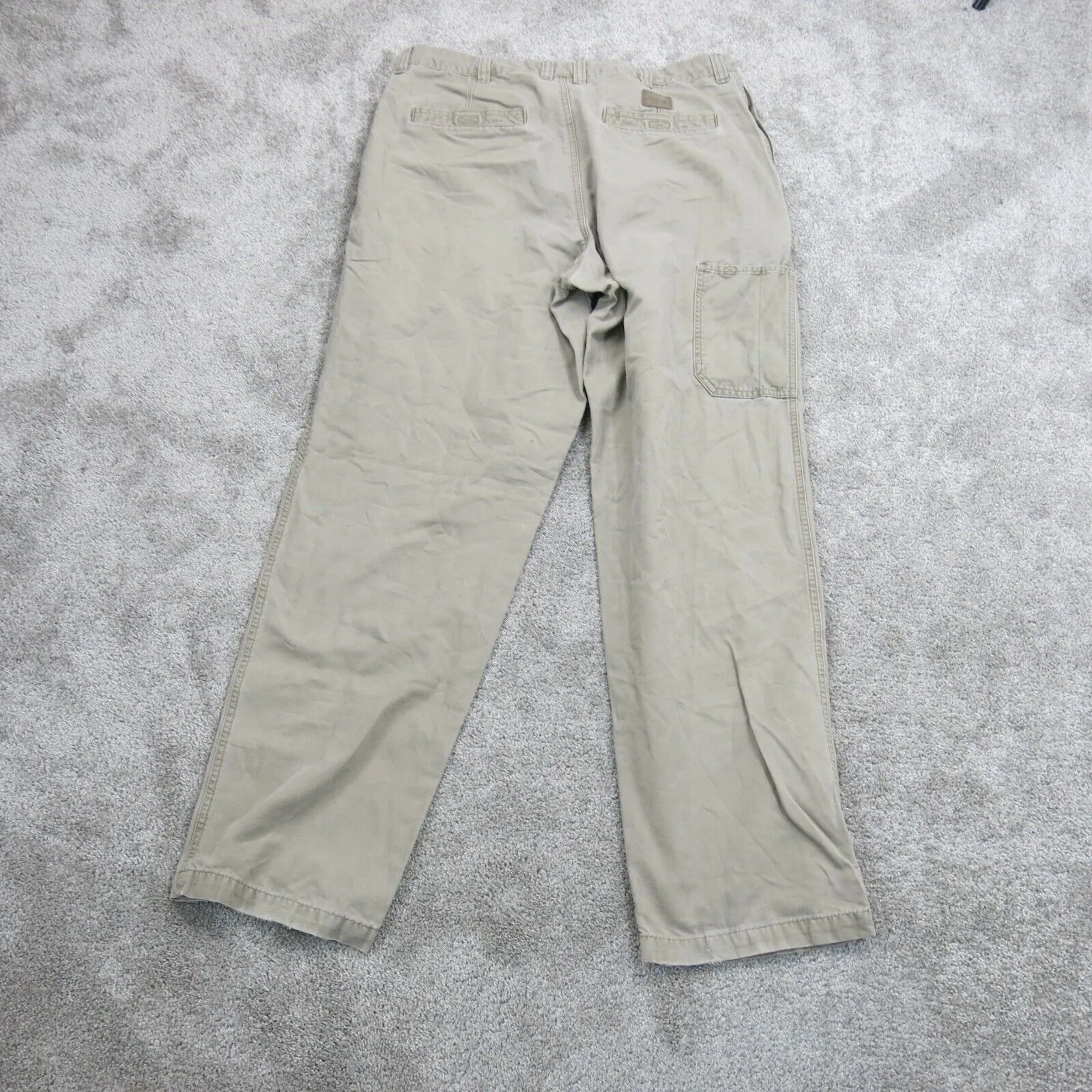 Columbia Sportswear RN#69724 Mens Straight Leg Pants Cotton Mid Rise Beige SZ 48