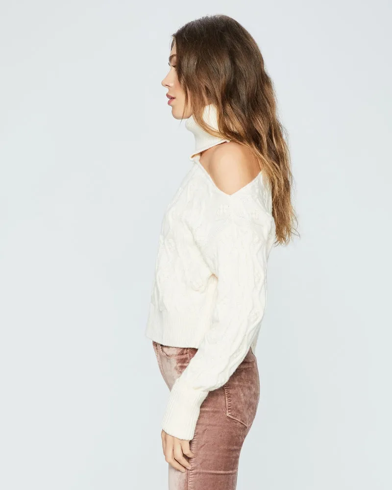 Cropped Cable Knit Raundi