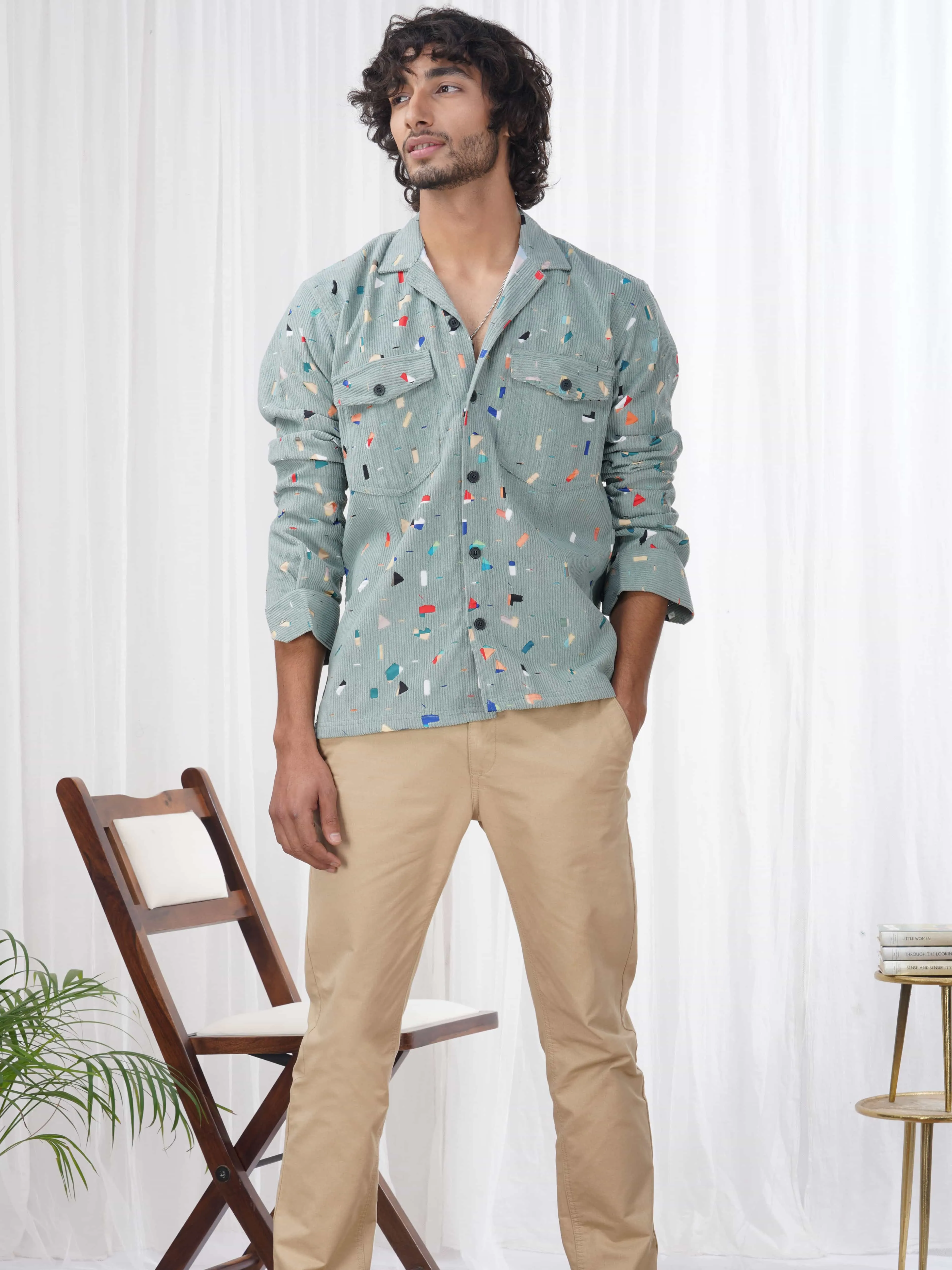 Cyan Imported Premium Shirt for Men's