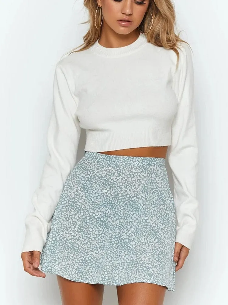 Dearest Floral Mini Skirt