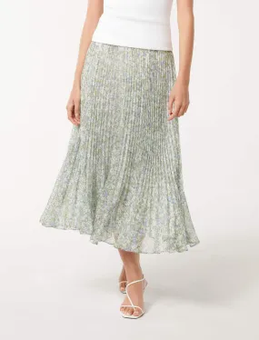 Della Pleated Skirt