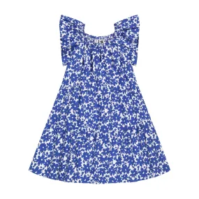 Eloise Dress Blue Poppy