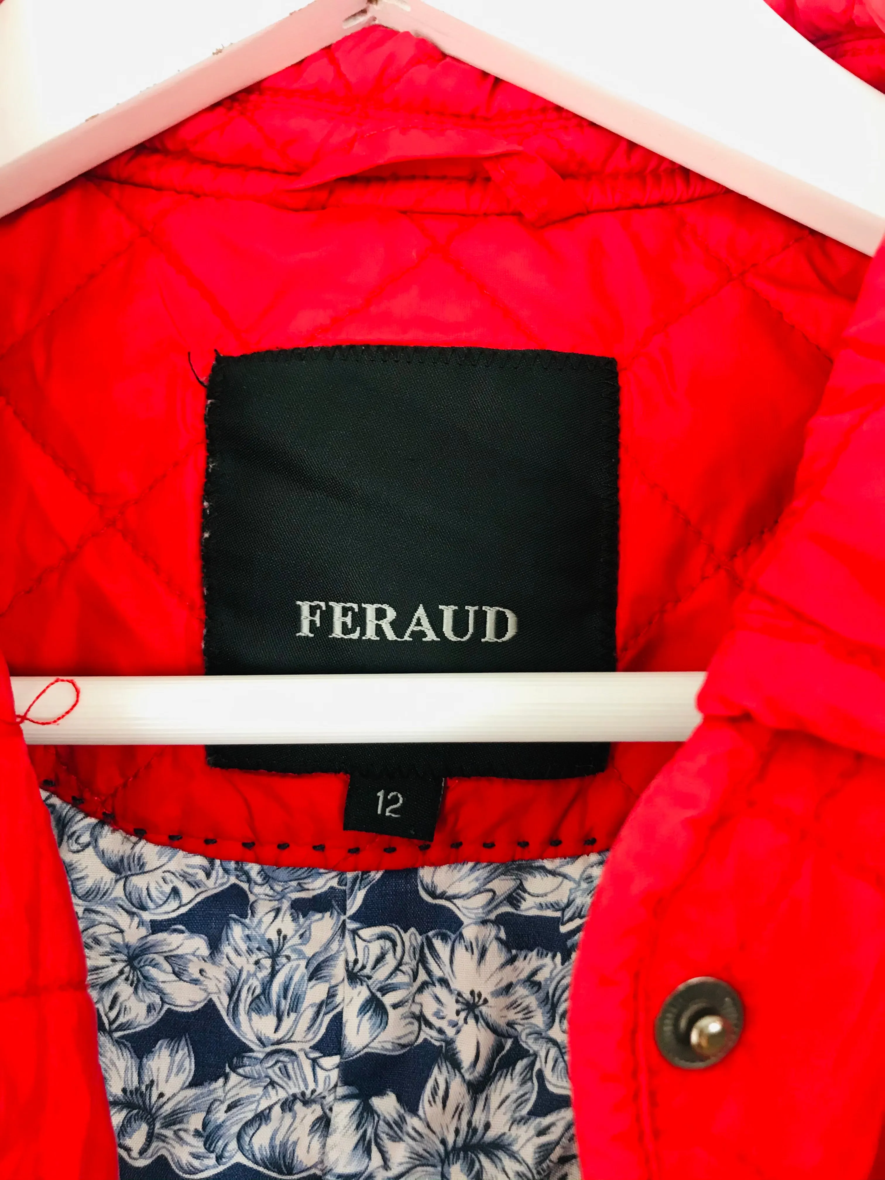 Feraud Women’s Quilted Jacket | UK12 | Red