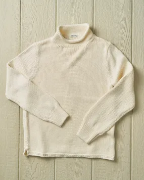 Fisherman's Sweater in Egret