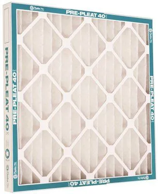 Flanders Merv 8 Pre-Pleat 40 Lpd High-Capacity Cotton / Synthetic Air Filter 10X20X1 Inch