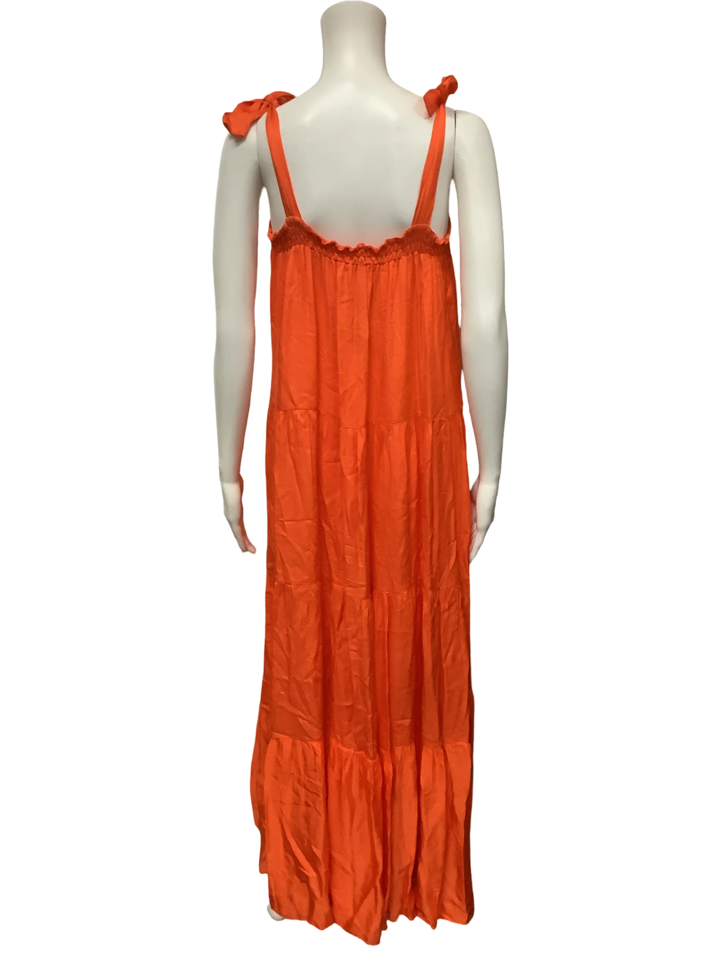 Frnch Paris Square Neck Maxi Length Dress Size: S