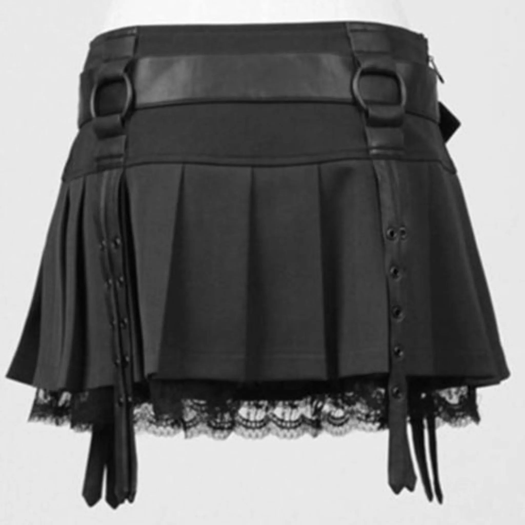 Gothic Pleated Skirt