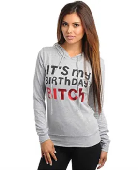 Gray Birthday Sweater