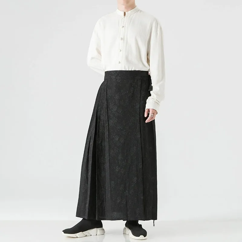 Hanfu Tie Pleated Skirt