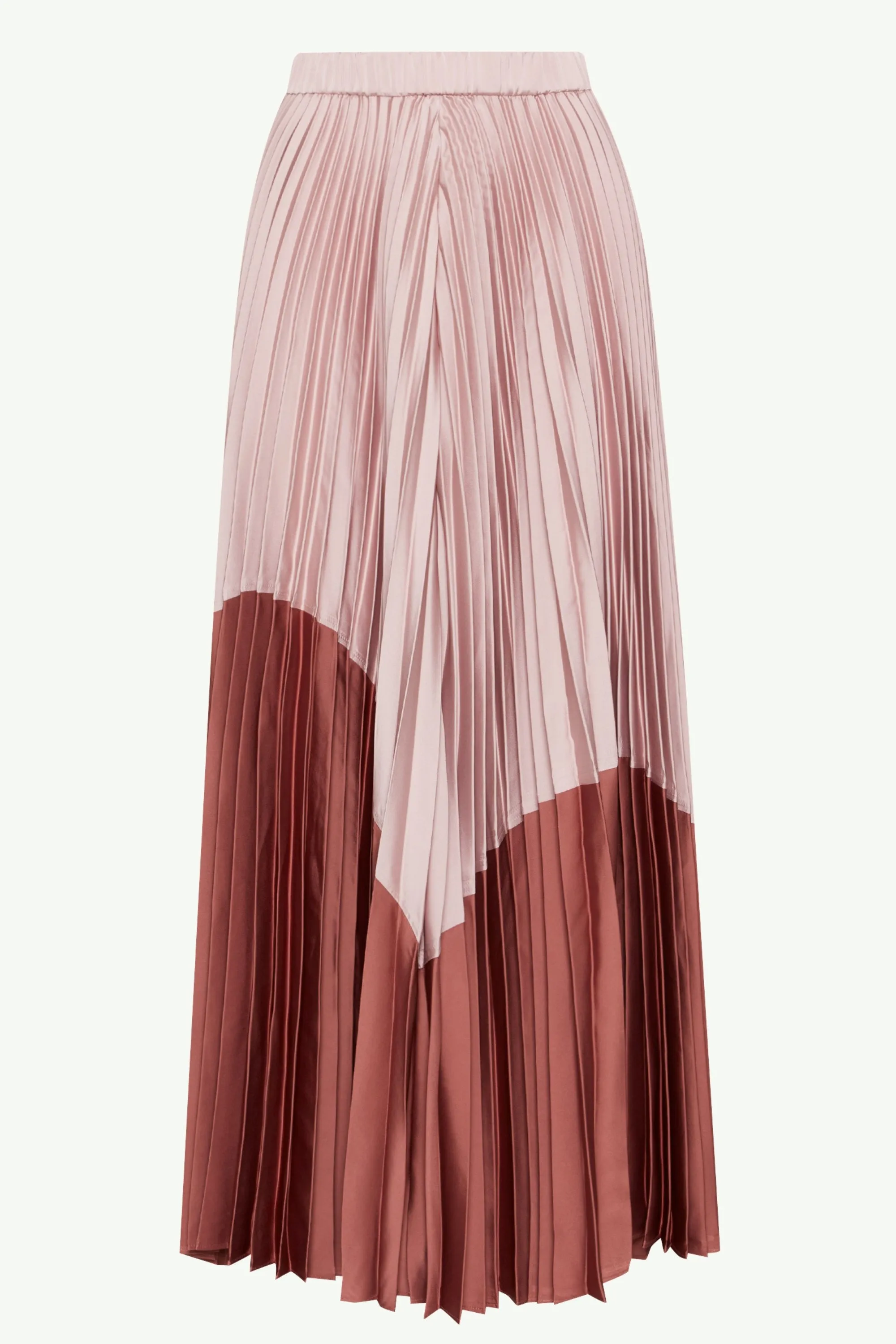 Hayfa Satin Pleated Skirt