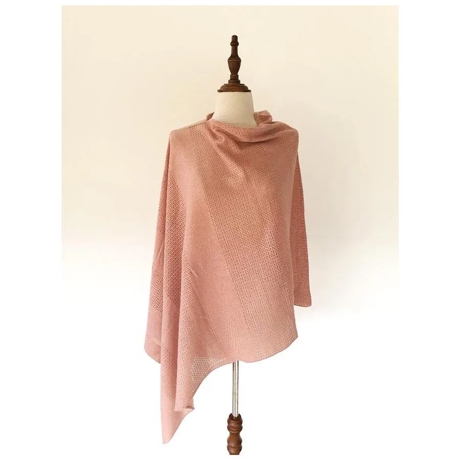 Highflyer Poncho/Scarf – Blush