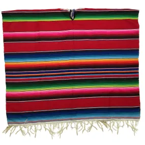 Horizontal Rainbow Poncho