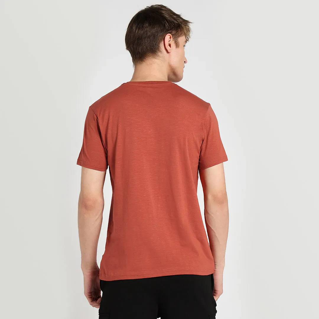 Infinia Men Stretch Henley T-Shirt