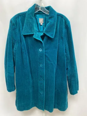 jjill Size XL Teal Shacket