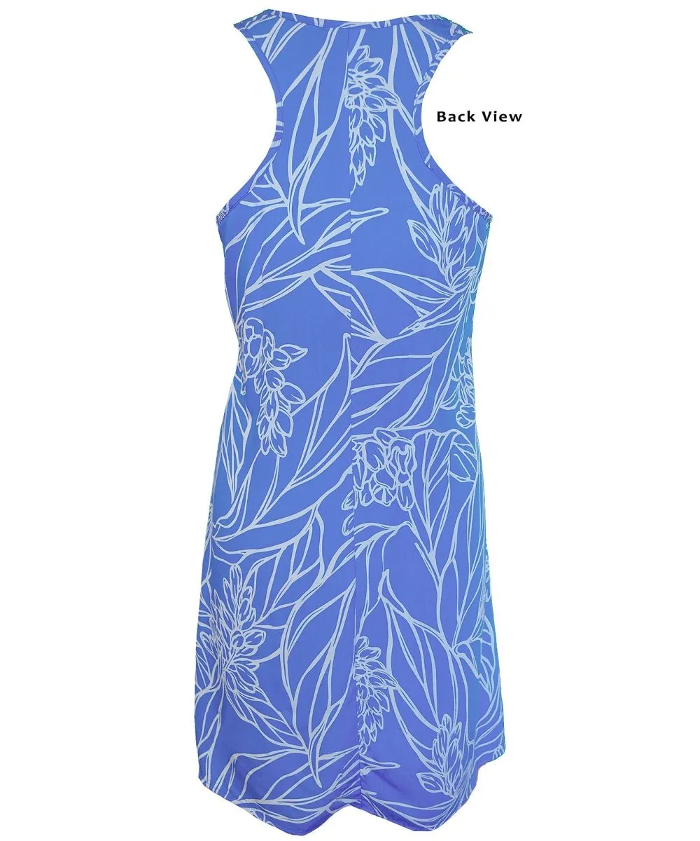 Kalena Racer Back Tank Hawaiian Dress