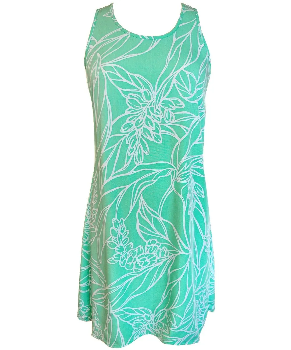 Kalena Racer Back Tank Hawaiian Dress