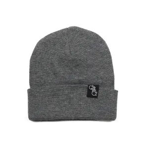 Knit Beanie (Dark Heather Grey)