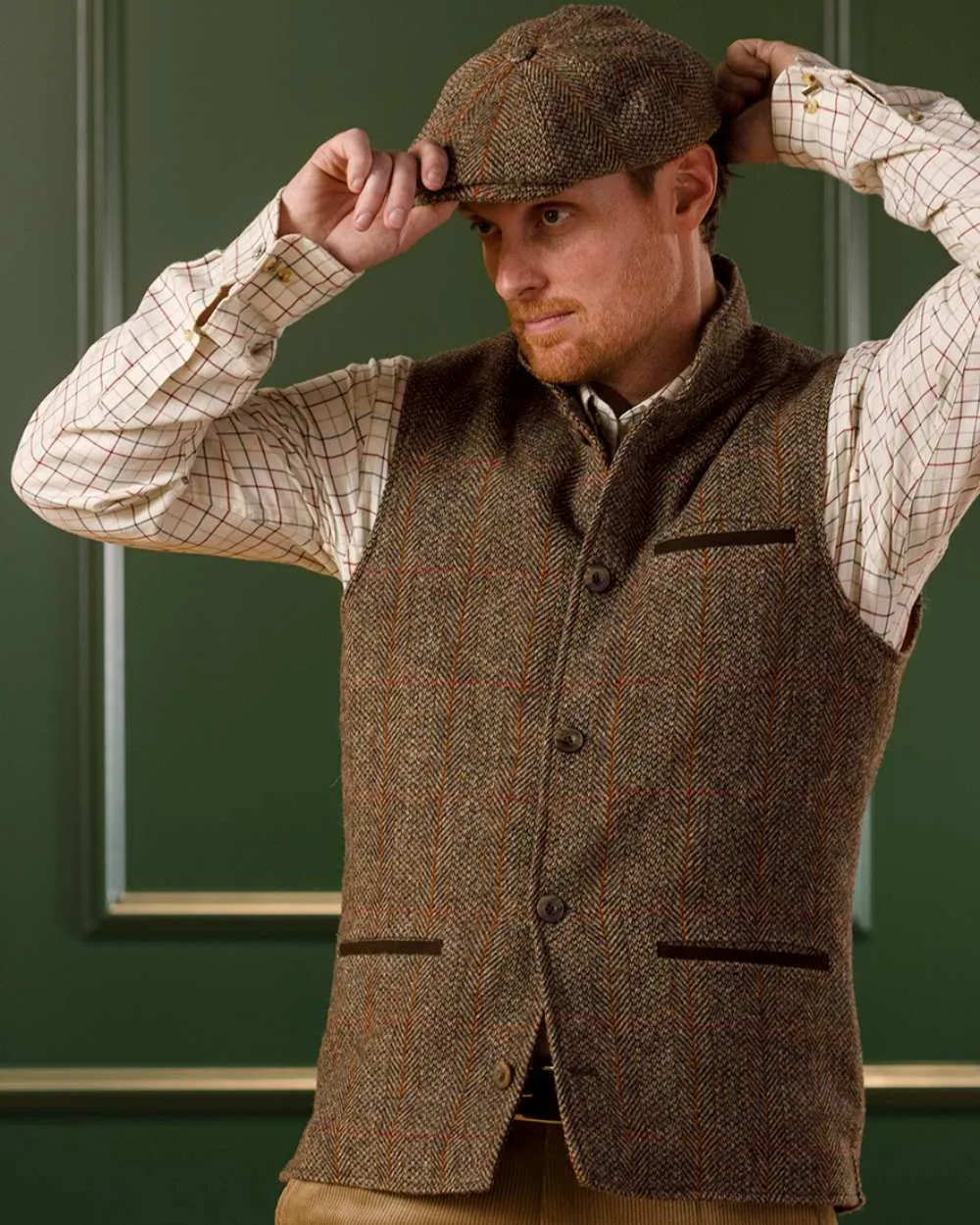 Laksen Orkney Tweed Fife Vest