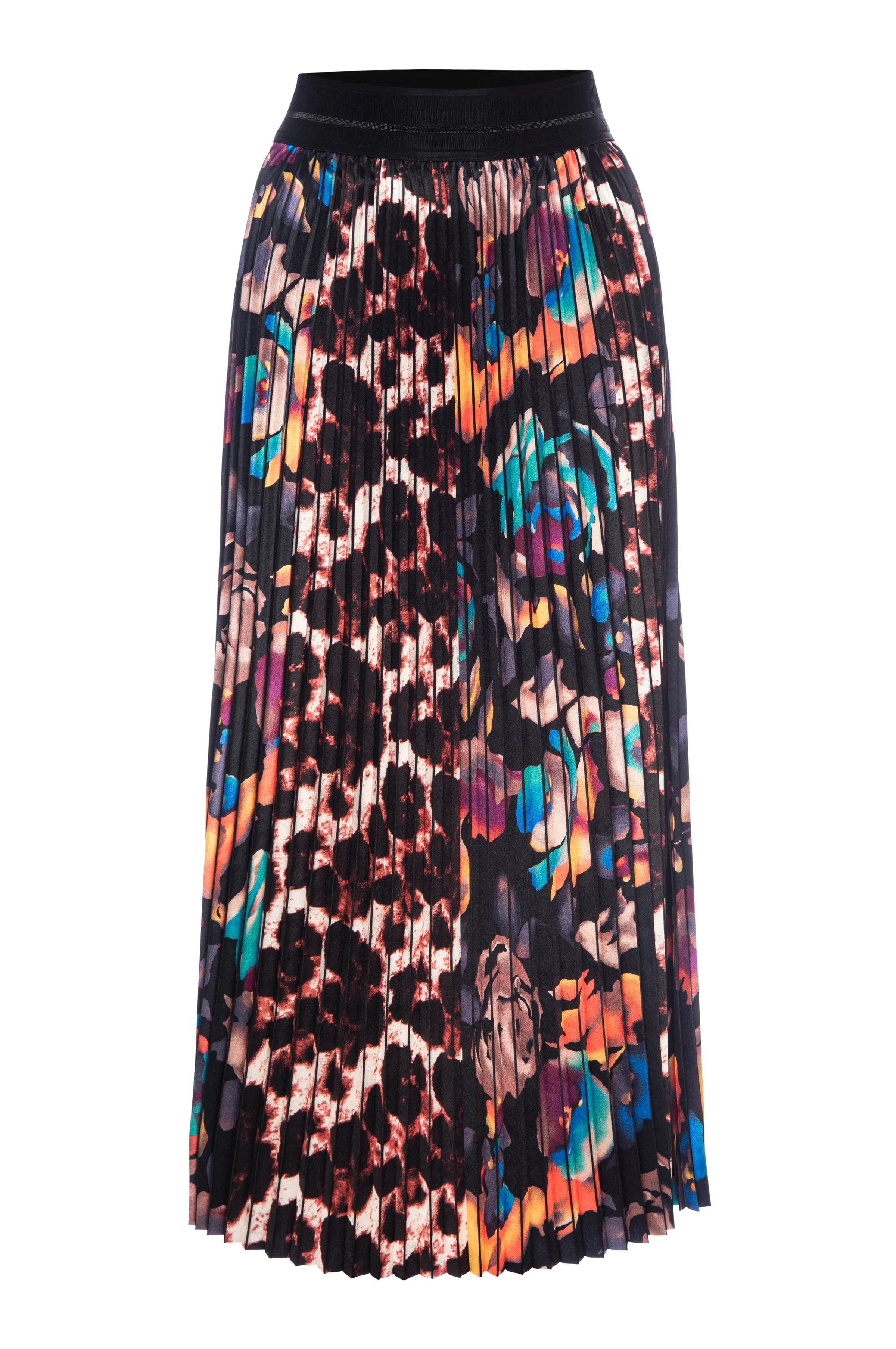 Le5522 Le Superbe Electric Garden Printed Midi Skirt