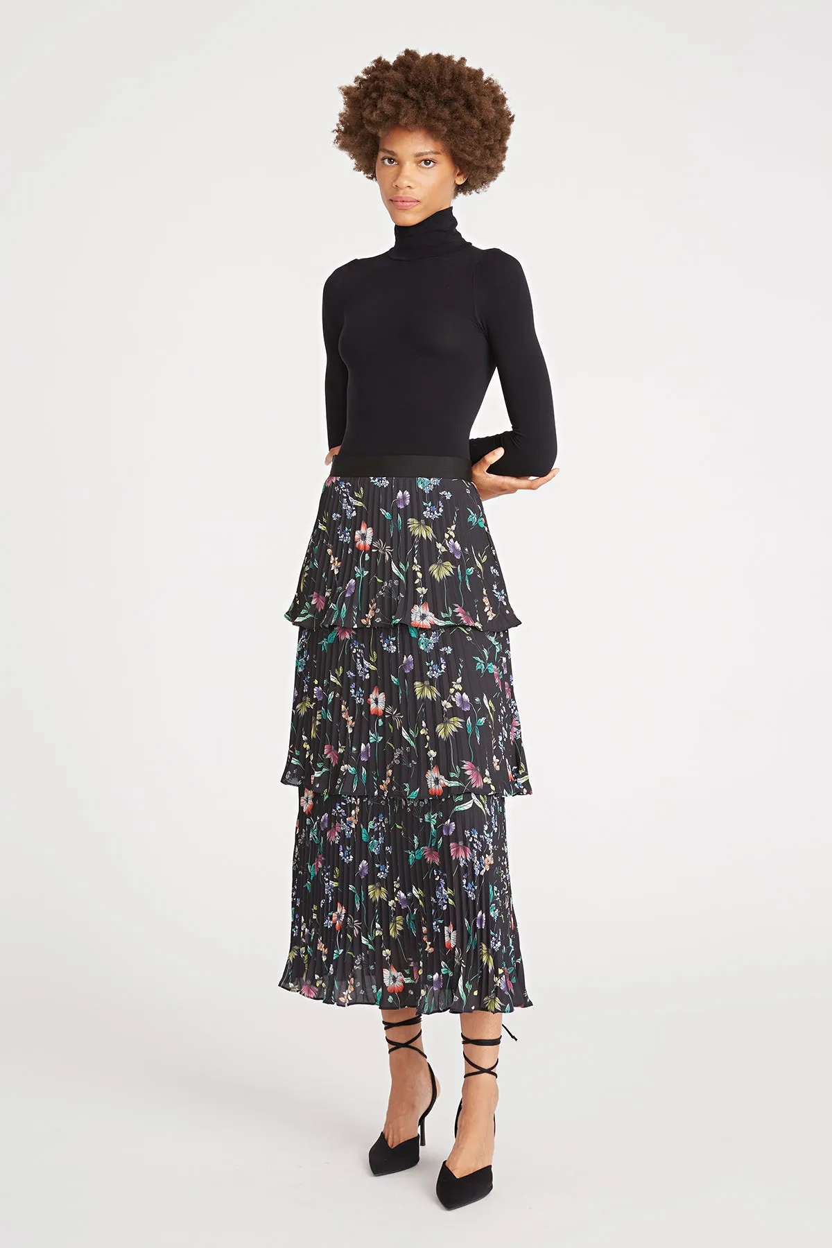 Louella Pleated Tier Skirt