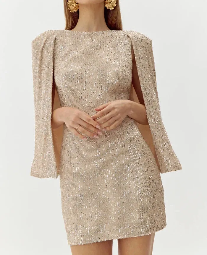 Maddy Sequin Bodycon Dress