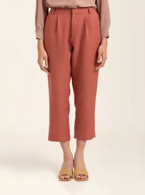 MALEIA PANTS PLAIN RUST