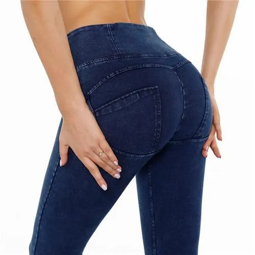 Melody Shaping Pant High Waist Dark blue denim